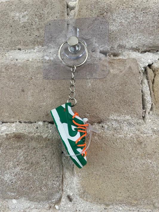 Keychain Dunk Low Off White Pine Green