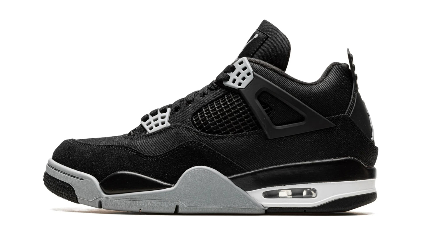 Nike Air Jordan 4 Retro Black Canvas