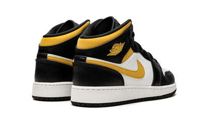 Nike Air Jordan 1 Mid White Pollen Black